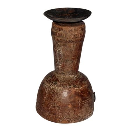 Hand Made Wooden Candle Stand-29